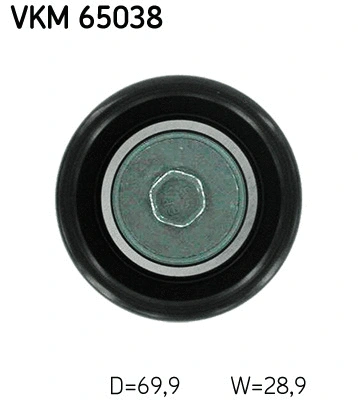 VKM 65038 SKF Паразитный / ведущий ролик, поликлиновой ремень (фото 2)