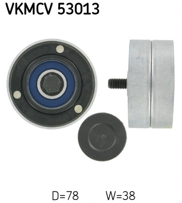 VKMCV 53013 SKF Паразитный / ведущий ролик, поликлиновой ремень (фото 1)
