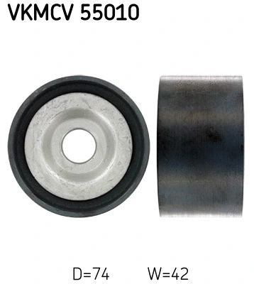 VKMCV 55010 SKF Паразитный / ведущий ролик, поликлиновой ремень (фото 1)