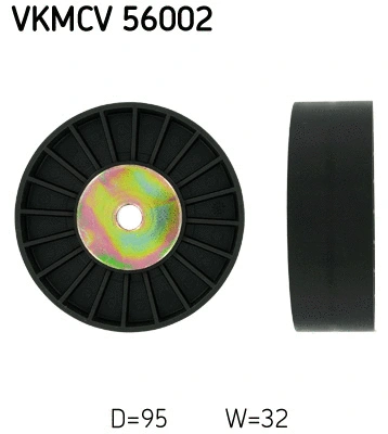 VKMCV 56002 SKF Паразитный / ведущий ролик, поликлиновой ремень (фото 1)