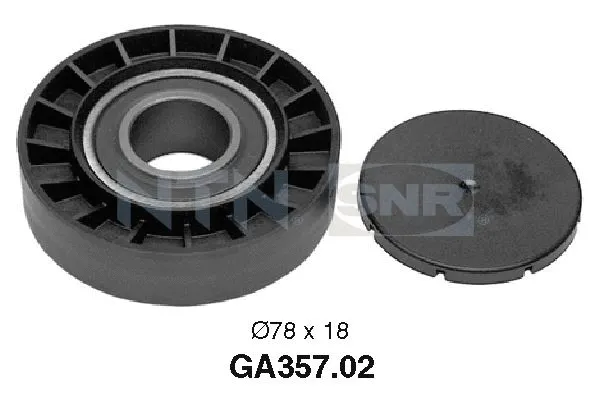 GA357.02 SNR/NTN Паразитный / ведущий ролик, поликлиновой ремень (фото 1)