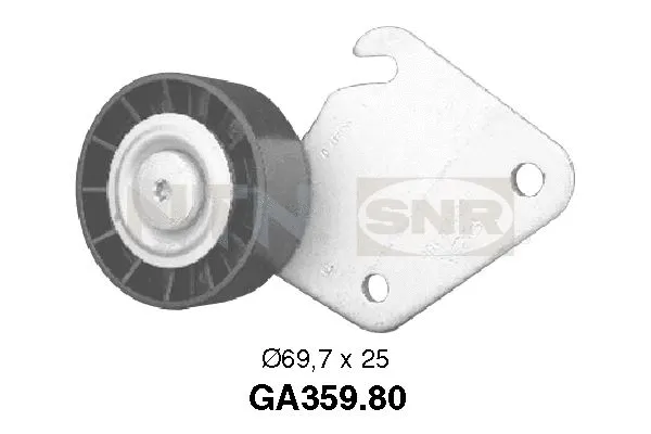 GA359.80 SNR/NTN Паразитный / ведущий ролик, поликлиновой ремень (фото 1)
