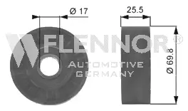 FS99244 FLENNOR Паразитный / ведущий ролик, поликлиновой ремень (фото 2)