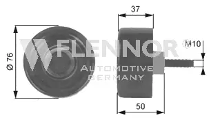 FU23961 FLENNOR Паразитный / ведущий ролик, поликлиновой ремень (фото 1)