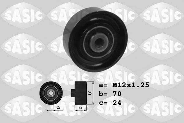 1620033 SASIC Паразитный / ведущий ролик, поликлиновой ремень (фото 1)