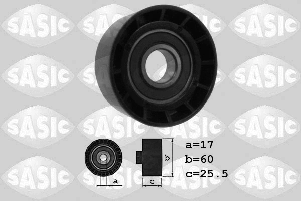1624005 SASIC Паразитный / ведущий ролик, поликлиновой ремень (фото 1)
