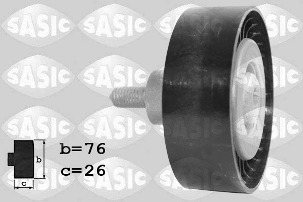 1626209 SASIC Паразитный / ведущий ролик, поликлиновой ремень (фото 1)