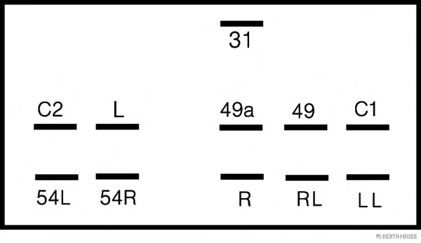 75892678 HERTH+BUSS Прерыватель указателей поворота (фото 2)