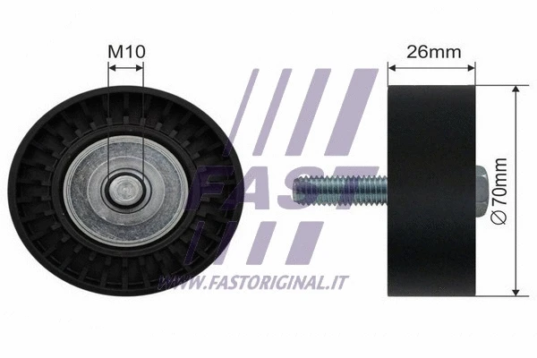 FT44530 FAST Паразитный / ведущий ролик, поликлиновой ремень (фото 1)