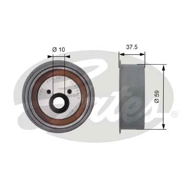 T42138 GATES Паразитный / Ведущий ролик, зубчатый ремень (фото 1)
