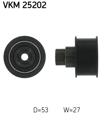 VKM 25202 SKF Паразитный / Ведущий ролик, зубчатый ремень (фото 1)