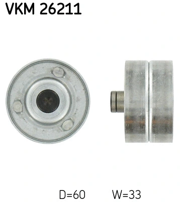 VKM 26211 SKF Паразитный / Ведущий ролик, зубчатый ремень (фото 1)