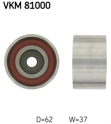 VKM 81000 SKF Паразитный / Ведущий ролик, зубчатый ремень (фото 1)
