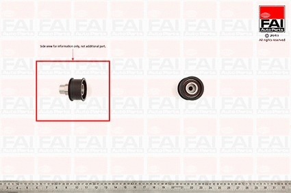 T9263 FAI AUTOPARTS Паразитный / Ведущий ролик, зубчатый ремень (фото 1)