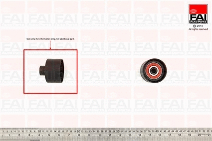 T9322 FAI AUTOPARTS Паразитный / Ведущий ролик, зубчатый ремень (фото 1)