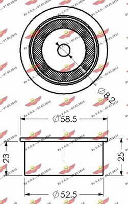 03.194 AUTOKIT Паразитный / Ведущий ролик, зубчатый ремень (фото 2)