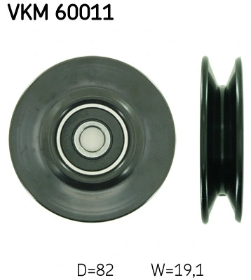 VKM 60011 SKF Паразитный / Ведущий ролик, клиновой ремень (фото 1)