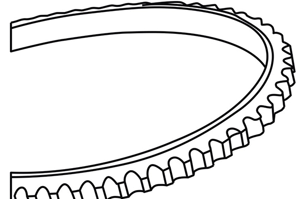 313173 WXQP Клиновой ремень (фото 1)