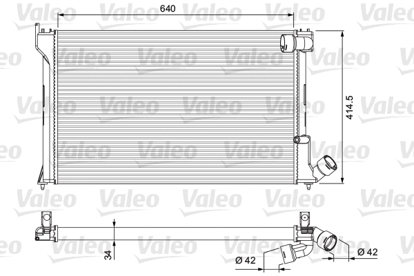 231289 VALEO Радиатор, охлаждение двигателя (фото 1)