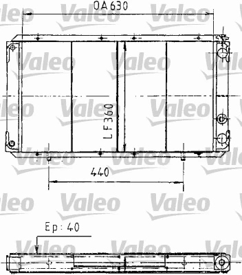 730003 VALEO Радиатор, охлаждение двигателя (фото 1)