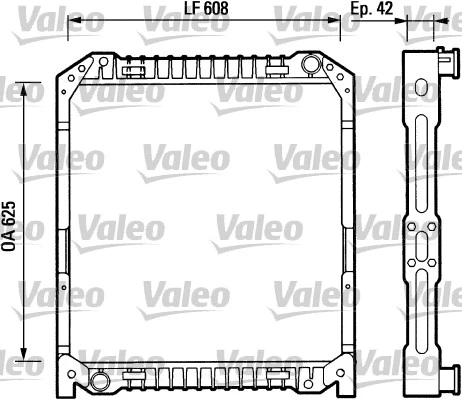 730379 VALEO Радиатор, охлаждение двигателя (фото 1)