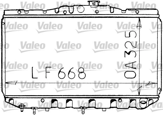 730479 VALEO Радиатор, охлаждение двигателя (фото 1)