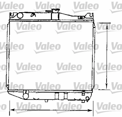 731118 VALEO Радиатор, охлаждение двигателя (фото 1)