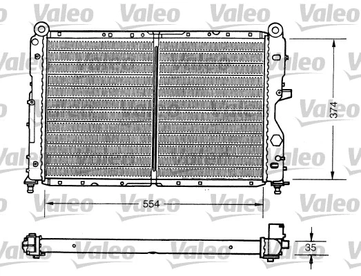 731159 VALEO Радиатор, охлаждение двигателя (фото 1)