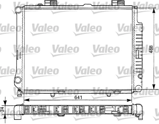 731291 VALEO Радиатор, охлаждение двигателя (фото 1)