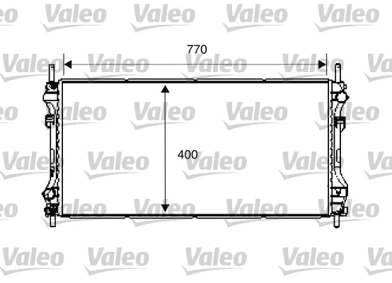 734292 VALEO Радиатор, охлаждение двигателя (фото 1)