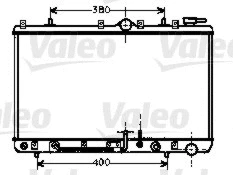 734539 VALEO Радиатор, охлаждение двигателя (фото 1)