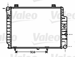 734544 VALEO Радиатор, охлаждение двигателя (фото 1)