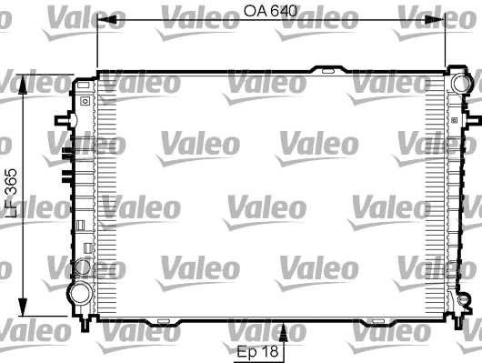 735500 VALEO Радиатор, охлаждение двигателя (фото 1)
