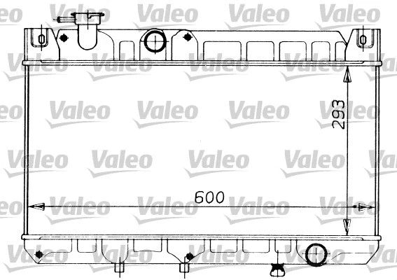 819136 VALEO Радиатор, охлаждение двигателя (фото 1)