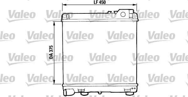 819369 VALEO Радиатор, охлаждение двигателя (фото 1)