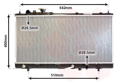 27002168 VAN WEZEL Радиатор, охлаждение двигателя (фото 2)