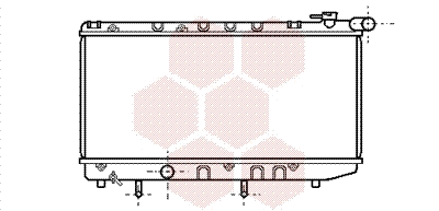 53002125 VAN WEZEL Радиатор, охлаждение двигателя (фото 1)