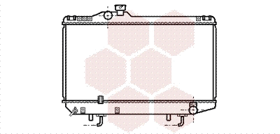 53002154 VAN WEZEL Радиатор, охлаждение двигателя (фото 1)