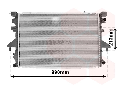 58002232 VAN WEZEL Радиатор, охлаждение двигателя (фото 1)