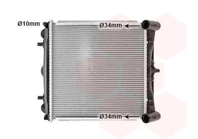 74002023 VAN WEZEL Радиатор, охлаждение двигателя (фото 1)