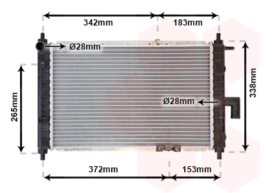 81002046 VAN WEZEL Радиатор, охлаждение двигателя (фото 1)