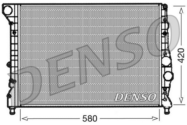 DRM01001 DENSO Радиатор, охлаждение двигателя (фото 1)