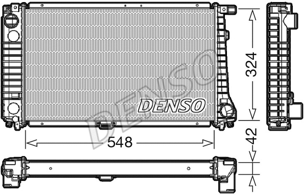 DRM05016 DENSO Радиатор, охлаждение двигателя (фото 1)