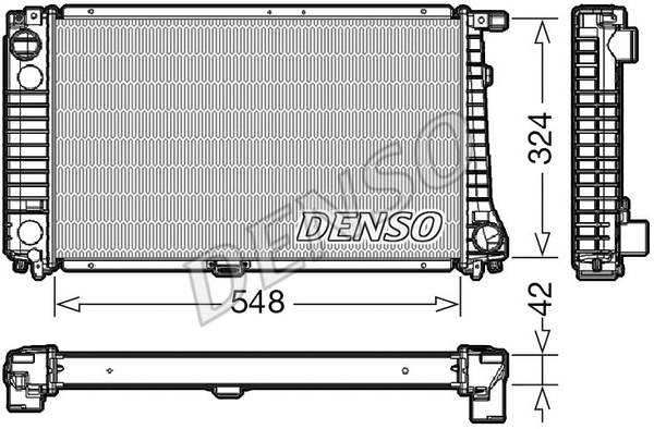 DRM05016 DENSO Радиатор, охлаждение двигателя (фото 2)