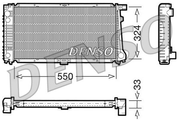 DRM05058 DENSO Радиатор, охлаждение двигателя (фото 1)