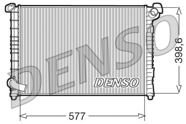 DRM05101 DENSO Радиатор, охлаждение двигателя (фото 1)