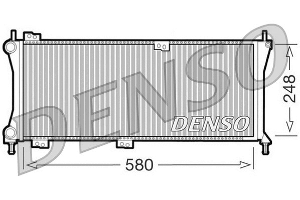 DRM09083 DENSO Радиатор, охлаждение двигателя (фото 1)