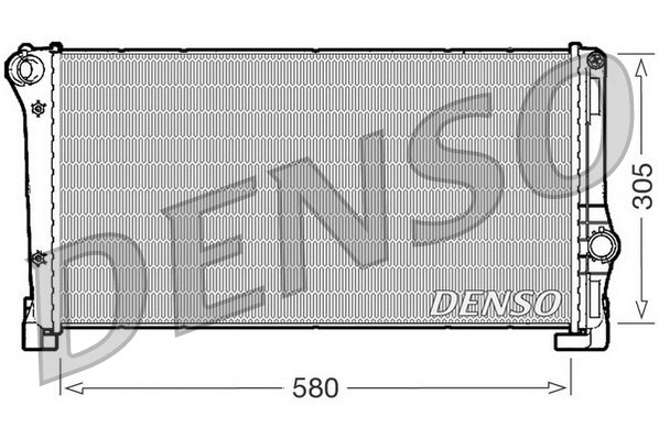 DRM09104 DENSO Радиатор, охлаждение двигателя (фото 1)