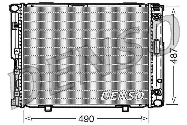 DRM17004 DENSO Радиатор, охлаждение двигателя (фото 1)
