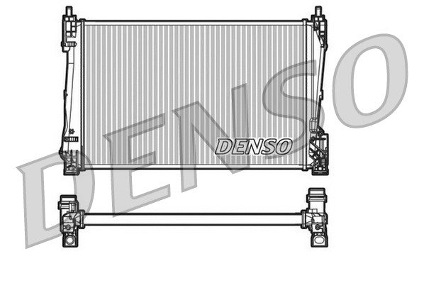 DRM20090 DENSO Радиатор, охлаждение двигателя (фото 1)